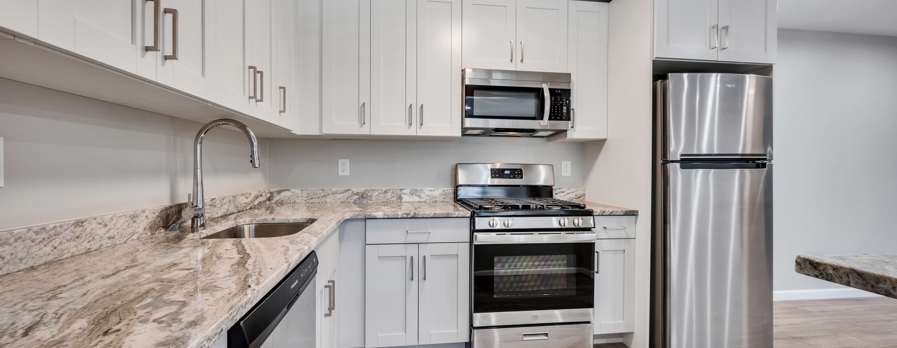The perfect kitchen can be found at Greenview Gardens.